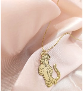 Tigger Gümüş Kolye,