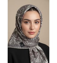Lady Coco Dijital Baskı Royan Eşarp Desen 1 Renk 9