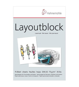 Hahnemühle Layout Blok Marker Defteri A3 75 gr. 75 yp. 