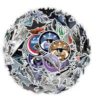 25'li Su Geçirmez Opak Sticker Seri : 15