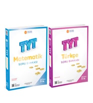 Üç Dört Beş TYT Türkçe ve Matematik Soru Bankası 2 Kitap Set