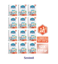 SENIMIL 4 ÇOCUK DEVAM SÜTÜ 250 GR (+1 YAŞ) 12 Lİ AVANTAJ PAKETİ