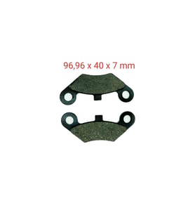 ATV LİNHAİ ÖN FREN DİSK BALATASI YUVARLAK DELİK 2 KULAK FA453