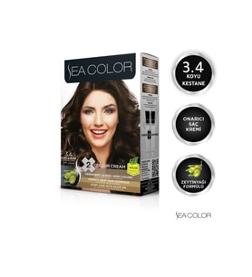 Sea Color Saç Boyası 3/4 Koyu Kestane