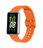 Lexroo Galaxy Fit 3 Silikon Kordon KRD-110 Strap Kayış - Turuncu