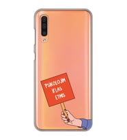 Samsung Galaxy A50 - A30S - A50S Uyumlu Psikolojim İflas Etmiş Tasarımlı Şeffaf Telefon Kılıfı