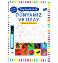 Çizgi Çizgi Etkinlik Dünyamız ve Uzay 4 Yaş