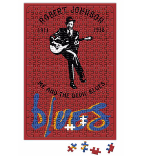 Robert Johnson Blues Puzzle 240 Parça Yapboz