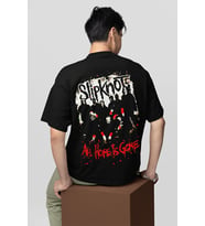 All Hope Is Gone Yazılı Unisex Oversize Slipknot Rock Metal Tişört