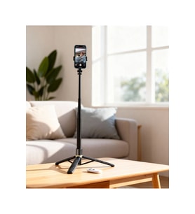 Uzaktan Kumandalı 156 cm Alüminyum Tripod ve Selfie Çubuğu Çok Amaçlı