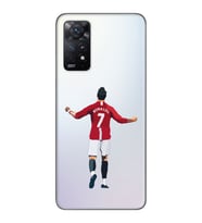 Xiaomi Redmi Note 11 PRO Uyumlu Cristiano Ronaldo Tasarımlı Şeffaf Telefon Kılıfı
