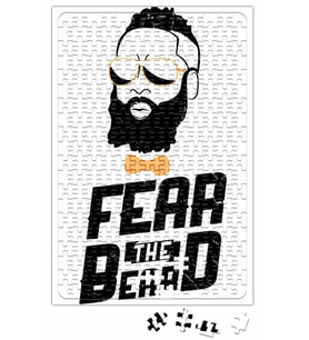 James Harden Fear The Beard Puzzle 240 Parça Yapboz