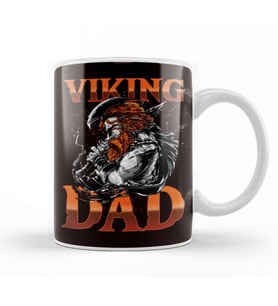 Viking Dad Papa Daddy Father Papa Poppa Stepdad Husband Kupa Bardak Porselen