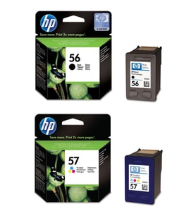 HP Officejet 4219 All-in-One Fonksiyonel KARTUŞU HP 56 HP 57 (Çok Renkli)
