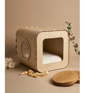 Northcity Özel Tasarım Luna MDF Kedi Evi