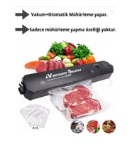 Vacuum Sealer Gıda Vakum Ve Mühürleme Makinesi (10 plastik poşet hediyeli)