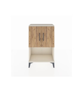 Arges Komodin 2 Raflı 2 Kapaklı 60x30x96 Aytaşı-Çam