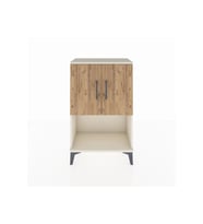 Arges Komodin 2 Raflı 2 Kapaklı 60x30x96 Aytaşı-Çam
