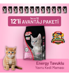 Tavuklu Yavru Kedi Maması - 12 Adet