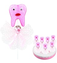 Diş Buğdayı Lavantalı Çubuk Süs, Pembe, 30 Adet (STD)