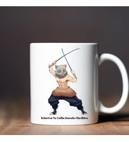Demon Slayer Kimetsu No Yaiba Inosuke Hasibira Tasarımlı Kupa Bardak