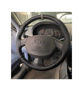 DİKİŞLİ DİREKSİYON KILIFI NOKTALI DAMARLI DERİ GRİ YÜZÜK/ DİKİŞLİ HYUNDAİ ADMİRE İÇİN HIZLI KARGO