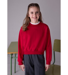 Mayoral Kız Çocuk Sweatshirt Kırmızı