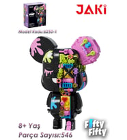 Jaki Maker Pop Mıknatıs Ayı -JK6250-1(546 Parça) Oyuncak Yapım Seti