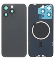 İphone 15 PRO MAX Full Arka Kapak Arka Kemere Lensli (CAM) SİYAH