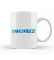 Retro Blockbusters Logo Kupa Bardak Porselen