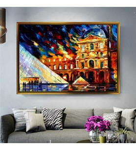 Altın Çerçeveli dekoratif tablo l1517 (Gold)