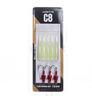 Caretta C8 8cm 5.5gr 5+3 Silikon Yem Glow