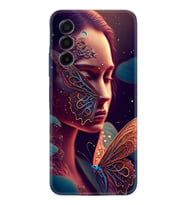 Samsung Galaxy A17 Kılıf Boutique Baskılı Resimli Kelebek Kadın Pcode -075