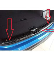 Nissan Qashqai Uyumlu 2006 2013 Arka Tampon Eşiği Krom Parça