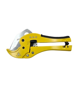 Fixonic B.H.D BHD00247 42mm Emniyetli PVC Boru Kesme Makası (Sarı)