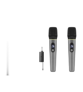 Profesyonel Kablosuz Uhf 2 Mikrofonlu Set 6.35 Mm - Gri HDX2791G