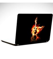 Ateşli Gitar Laptop Sticker 17 inch (39X27CM)