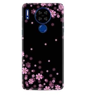 Reeder P13 Blue Max Lite Kılıf Desenli Silikon Black flowers