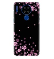 Reeder P13 Blue Max Lite Kılıf Desenli Silikon Black flowers
