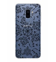 Samsung Galaxy S9 Plus Kapak Nostalji Desen Tasarımlı Şeffaf Silikon Kılıf