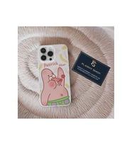 Samsung Galaxy A12 Uyumlu Patrick Star Öpücük Tasarımlı Şeffaf Kılıf
