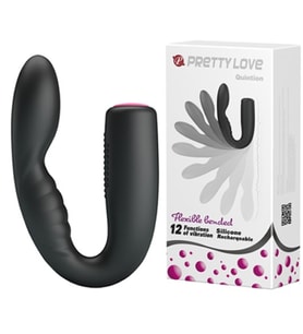 Pretty Love G noktası Uyarıcılı Çift Motorlu Titreşimli Klitoris Mastürbatör