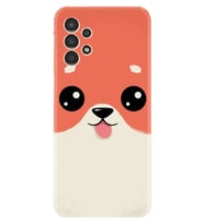 Samsung Galaxy M14 Kılıf Silikon Desen Özel Seri Sevimli Köpek 1731