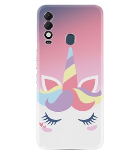 Tecno Spark 8T Kılıf Silikon Desen Özel Seri Sweety Unicorn 1737