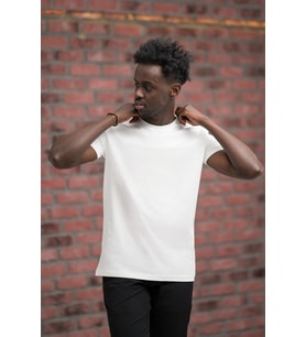 Slim Fit Pamuklu Önü Baskılı Sıfır Yaka T-Shirt