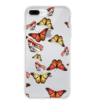 PrintiFy Apple  iPhone 7 Plus ile Uyumlu 1mm Slim Fit Water Color 2 Baskılı Şeffaf  Kılıf