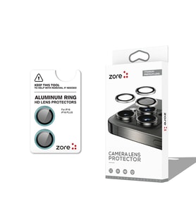 Apple iPhone 16 Uyumlu Zore CL-12 Premium Safir Parmak İzi Bırakmayan Anti-Reflective Kamera Lens Koruyucu (Açık Yeşil)