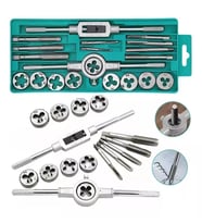 Valkyrie 20 Parça Klavuz Pafta Seti Metrik Set M3-M12 Arası 20li Takım