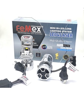 Femex H4 Pro Exculive Mini Bi-LED Kendinden Mercekli Csp Lextar Chips 50w