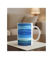 Hayal Ettiğim Herşeyi Başaracak Güçteyim Motivasyon Tasarımlı Porselen Kupa Bardak Mug (Beyaz)